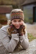 Load image into Gallery viewer, luscious scarves wool head band Pachamama Inveraray (Merino) Headband Earth
