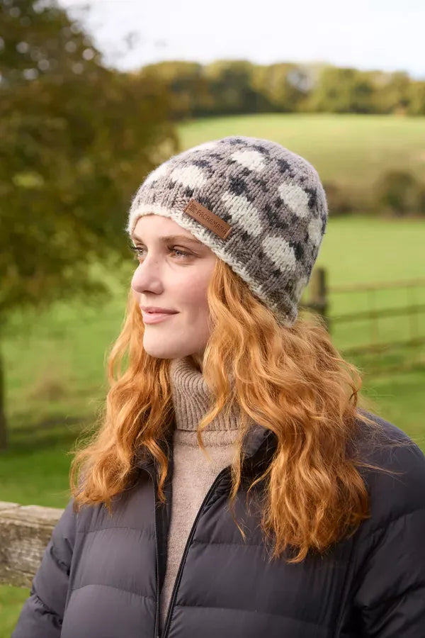 luscious scarves wool head band Pachamama Sheep (Merino) Beanie Mushroom