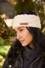 Load image into Gallery viewer, luscious scarves wool head band Pachamama Sheep (Merino) Headband Cream
