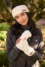 Load image into Gallery viewer, luscious scarves wool head band Pachamama Sheep (Merino) Headband Cream
