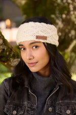 Load image into Gallery viewer, luscious scarves wool head band Pachamama Sheep (Merino) Headband Cream
