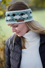 Load image into Gallery viewer, luscious scarves wool head band Pachamama Sheep (Merino) Headband GREEN
