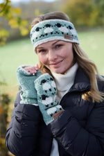 Load image into Gallery viewer, luscious scarves wool head band Pachamama Sheep (Merino) Headband GREEN
