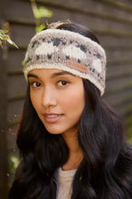 Load image into Gallery viewer, luscious scarves wool head band Pachamama Sheep (Merino) Headband Mushroom
