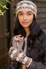 Load image into Gallery viewer, luscious scarves wool head band Pachamama Sheep (Merino) Headband Mushroom
