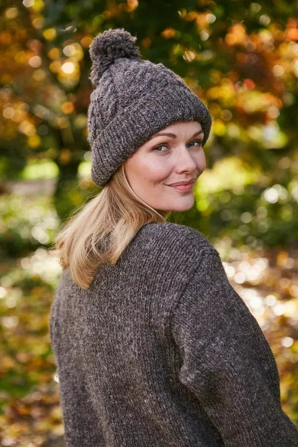 luscious scarves wool jumpers Pachamama Highland Cow Sweater, Fair trade , Hand Knitted