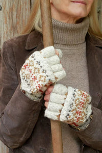 luscious scarves wool mitts Pachamama Walking The Dog Glove/Mitts, Handmade, Fairtrade