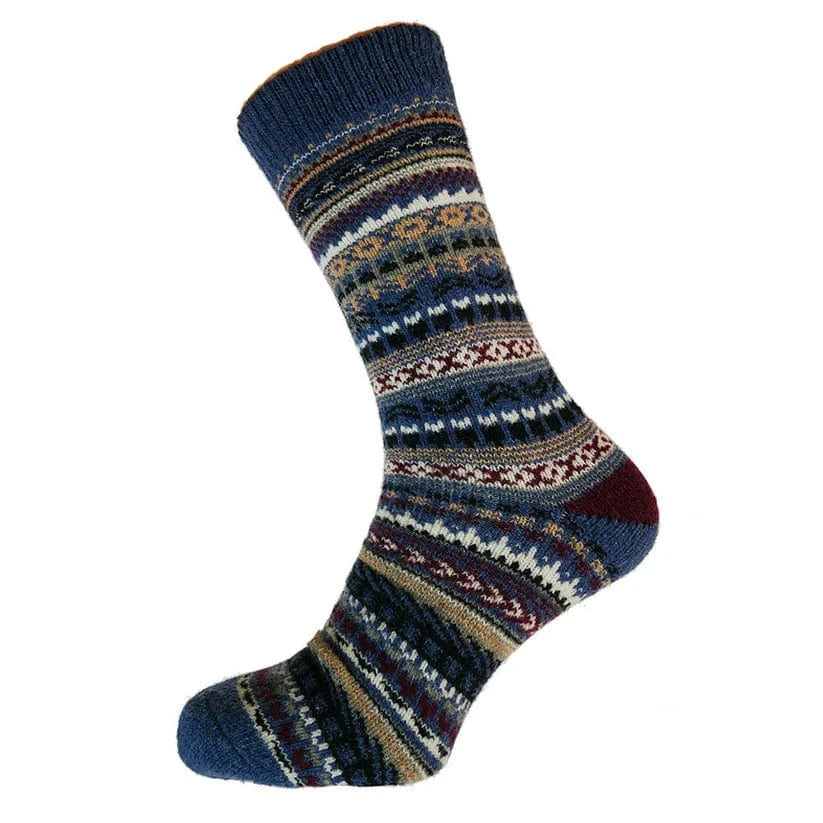 luscious scarves wool socks Gemjar Formally Joya, Men's Multi coloured wool blend socks