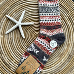Load image into Gallery viewer, luscious scarves wool socks Joya Multi Coloured Scandi Wool Blend Men&#39;s Socks MWS171
