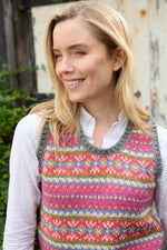 Load image into Gallery viewer, luscious scarves wool tank top Pachamama Iona Tank Top Pink , Handmade, Fairtrade

