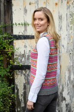 Load image into Gallery viewer, luscious scarves wool tank top Pachamama Iona Tank Top Pink , Handmade, Fairtrade
