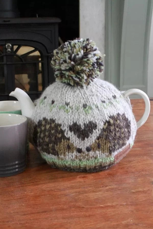 luscious scarves wool tea cosy Pachamama Hand Knitted Hedgehogs Tea Cosy, Fair Trade.
