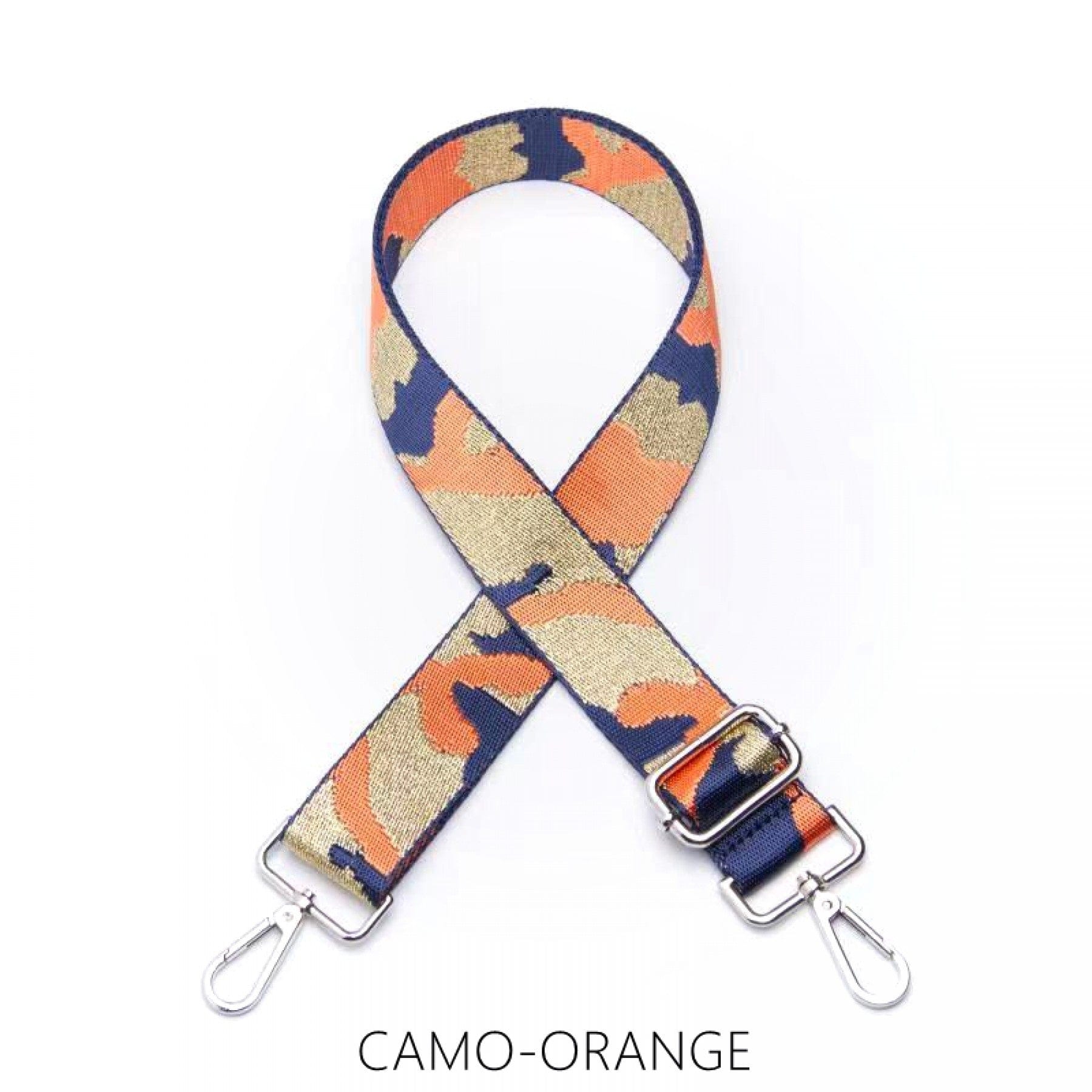 Slim Interchangeable Canvas Hand bag Straps with Silver Hardware luscious scarves
