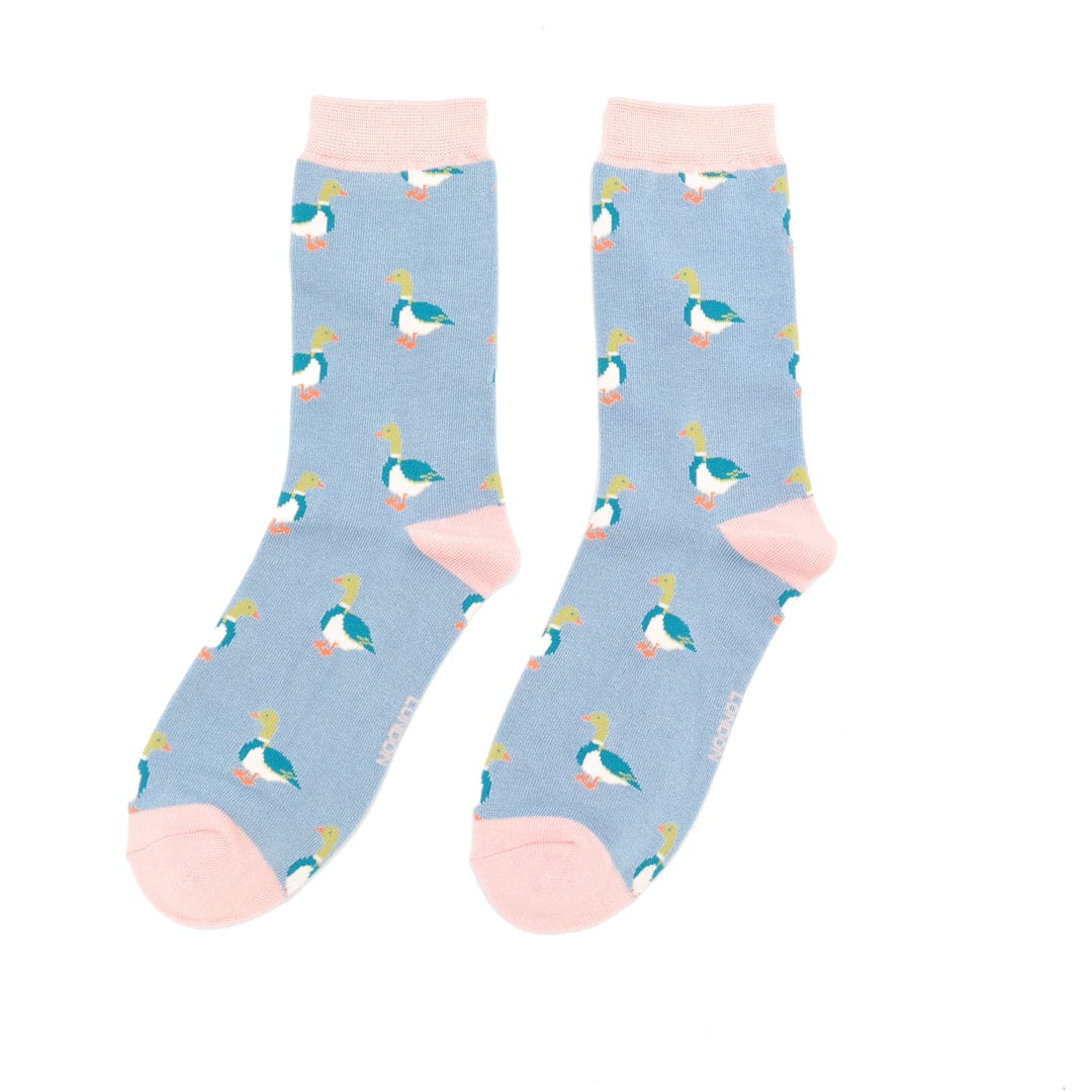 lusciousscarves Apparel & Accessories Miss Sparrow Mallards Bamboo Socks,