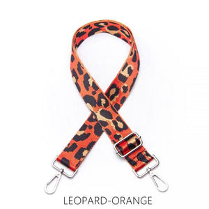 lusciousscarves Apparel & Accessories Slim Interchangeable Handbag Straps with Silver Hardware