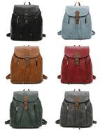 Load image into Gallery viewer, lusciousscarves Backpacks Faux  Leather Backpack , Rucksack with Leather

