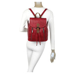 Load image into Gallery viewer, lusciousscarves Backpacks Faux  Leather Backpack , Rucksack with Leather
