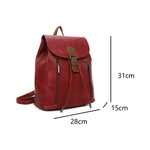 Load image into Gallery viewer, lusciousscarves Backpacks Faux  Leather Backpack , Rucksack with Leather
