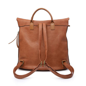lusciousscarves Backpacks Woven Design Faux Vegan Leather Backpack