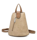 Load image into Gallery viewer, lusciousscarves Beige Small Convertible Rucksack / Backpack / Crossbody Bag / Handbag
