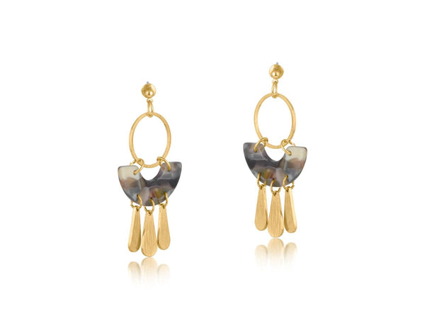 Resin statement earrings hotsell