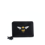 Load image into Gallery viewer, lusciousscarves Embroidered Bee Wallet Zip Purse

