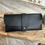 Load image into Gallery viewer, lusciousscarves Black Leather Glasses Case
