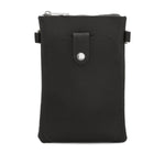 Load image into Gallery viewer, lusciousscarves Black Small Italian Leather Crossbody Phone Bag , Available in 12 Colours
