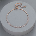 Load image into Gallery viewer, lusciousscarves Bracelets Rose gold tennis bracelet
