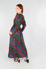 Load image into Gallery viewer, lusciousscarves Bright Star Waves Printed Stars Dress
