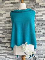 Load image into Gallery viewer, lusciousscarves Clothing Fine Knit Poncho 10 Colours.
