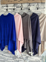Load image into Gallery viewer, lusciousscarves Clothing Fine Knit Poncho 10 Colours.
