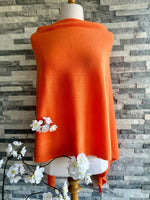 Load image into Gallery viewer, lusciousscarves Clothing Light Weight Poncho Fine Knit , available in 19 Colours.
