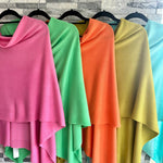 Load image into Gallery viewer, lusciousscarves Clothing Light Weight Poncho Fine Knit , available in 19 Colours.
