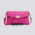 Load image into Gallery viewer, lusciousscarves clutch bag Hot Pink Clutch Bag / Purse , Crossbody Bag 12 Colours available
