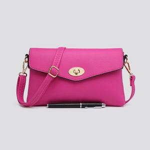 lusciousscarves clutch bag Hot Pink Clutch Bag / Purse , Crossbody Bag 12 Colours available