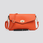 Load image into Gallery viewer, lusciousscarves clutch bag Orange Clutch Bag / Purse , Crossbody Bag 12 Colours available
