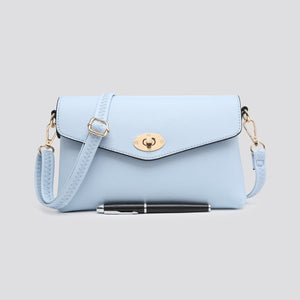 lusciousscarves clutch bag Pale Blue Clutch Bag / Purse , Crossbody Bag 12 Colours available