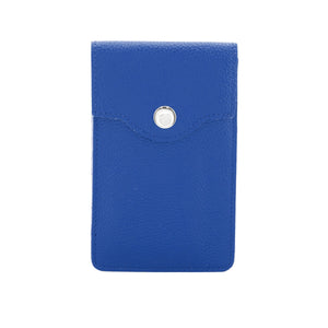 lusciousscarves Cobalt Blue Italian Leather Multi Pocket Phone Crossbody Bag, available in 10 colours.