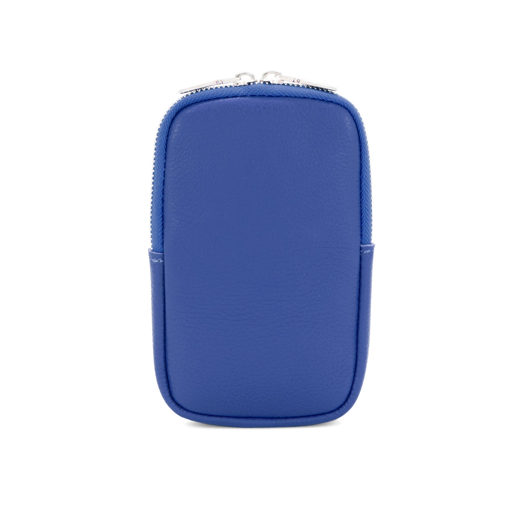 lusciousscarves Cobalt Blue Italian Leather Phone Pouch Crossbody Bag , Available in 20 Colours