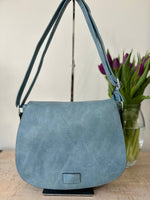 Load image into Gallery viewer, lusciousscarves crossbody Satchel Style Faux Vegan Leather Crossbody Bag. 10 Colours available
