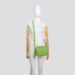 Load image into Gallery viewer, lusciousscarves Double Zip Faux Vegan Leather Camera Crossbody Bag
