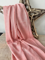 Load image into Gallery viewer, lusciousscarves Dusky Pink Plain Light Weight Cotton Blend Summer Scarf , Wrap, Shawl 26 Colours Available
