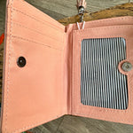 Load image into Gallery viewer, lusciousscarves Embroidered Bee Wallet Zip Purse
