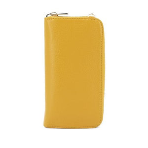 lusciousscarves Genuine Italian Leather Crossbody Phone Bag and Purse,