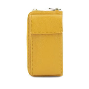 lusciousscarves Genuine Italian Leather Crossbody Phone Bag and Purse,