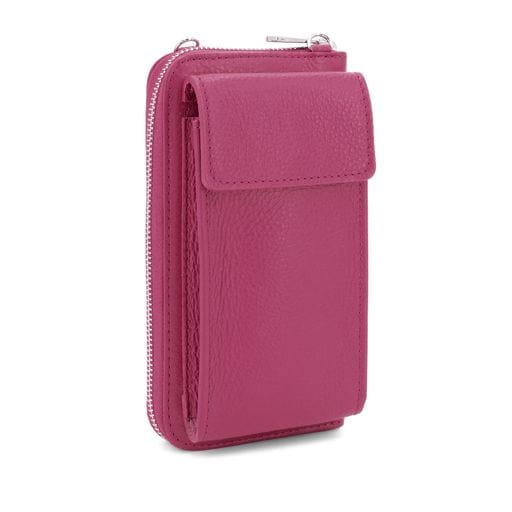 lusciousscarves Genuine Italian Leather Crossbody Phone Bag and Purse,