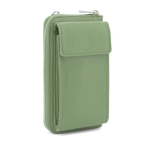 lusciousscarves Genuine Italian Leather Crossbody Phone Bag and Purse,