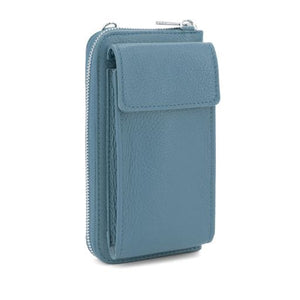 lusciousscarves Genuine Italian Leather Crossbody Phone Bag and Purse,