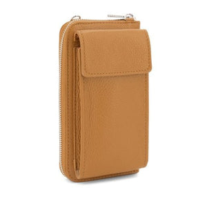 lusciousscarves Genuine Italian Leather Crossbody Phone Bag and Purse,